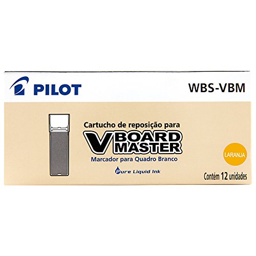 RECAMBIO ROTULADOR PILOT VBOARD MASTER TINTA LIQUIDA NARANJA (12 unid.)