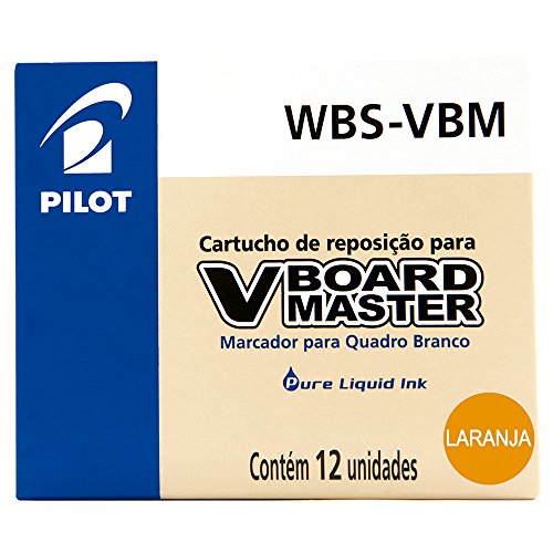 RECAMBIO ROTULADOR PILOT VBOARD MASTER TINTA LIQUIDA NARANJA (12 unid.)