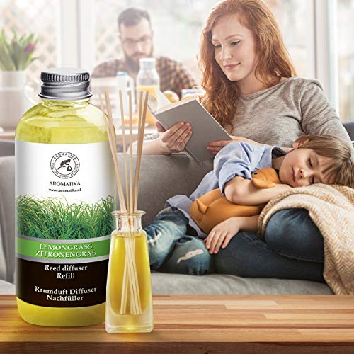 Recarga de Difusor de Limoncillo 500ml - Aceite Puro & Natural Limoncillo - Fragancias de Ambiente Intensas y Duraderas - 0% Alcohol - Mejor para de Ambiente - Difusor