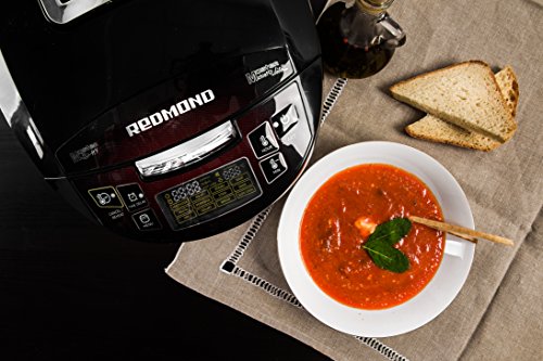 Redmond RMK-451E - Robot de cocina (40 programas, 1000 W), color negro