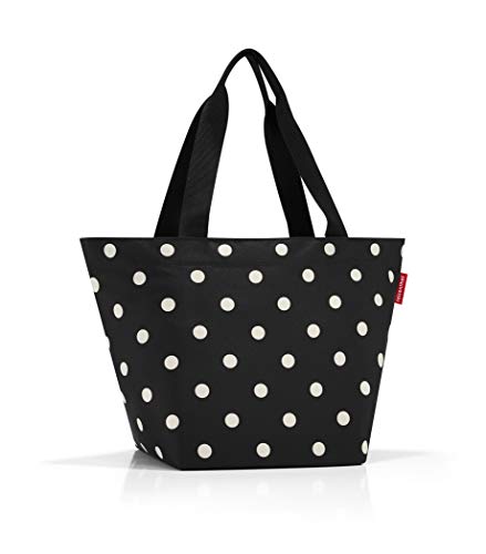 reisenthel shopper M mixed dots Bolsa de deporte 51 centimeters 15 Negro (Mixed Dots)