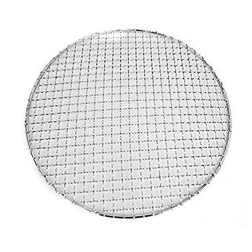 Rejilla de alambres cruzados Fittoway multiuso, de acero inoxidable, redonda, para enfriar cocciones de barbacoas, parillas, sartenes, carbón, chimeneas, horno (diámetro de 18 cm)