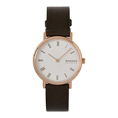 Reloj para Mujer con Correa de Cuero marrón SKW2760