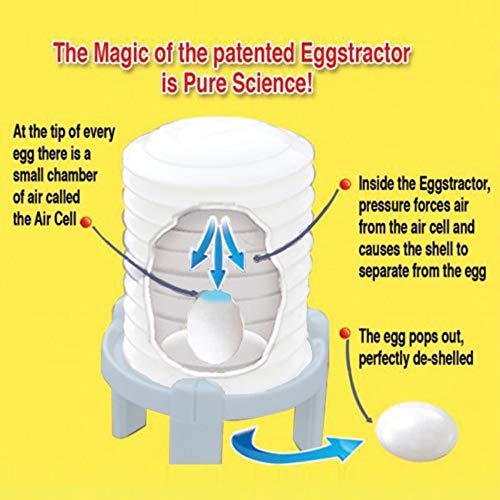 Removedor rápido de cáscara de huevo Huevo duro cocido Cáscara de huevo Pelador Herramientas de cocina