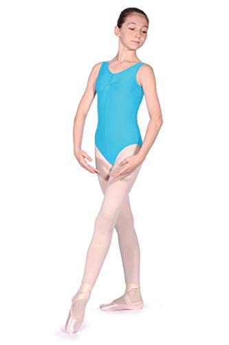 Roch Valley Sheree - Maillot de Ballet sin Mangas, Mujer, Turquesa, 3-4 Jahre (Herstellergröße: 0)