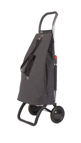 ROLSER LOGIC RG / ECOMAKU, MAK001, Carro de compras, 52 litros, 40 kg capacidad, color gris (oscuro), 41 x 32 x 105,5 cm