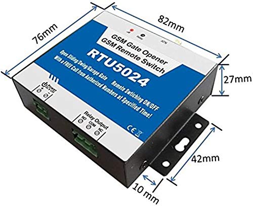 RTU5024 GSM Abridor de Puerta a Distancia Soporta Llamadas Gratis SMS Comandos