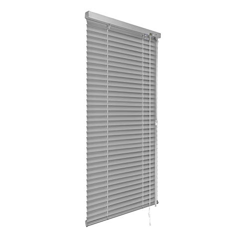 S SIENOC Persiana, persiana de Aluminio,persianas venecianas de Aluminio, persianas venecianas, estores para Ventana (Plata, 70x220 cm)