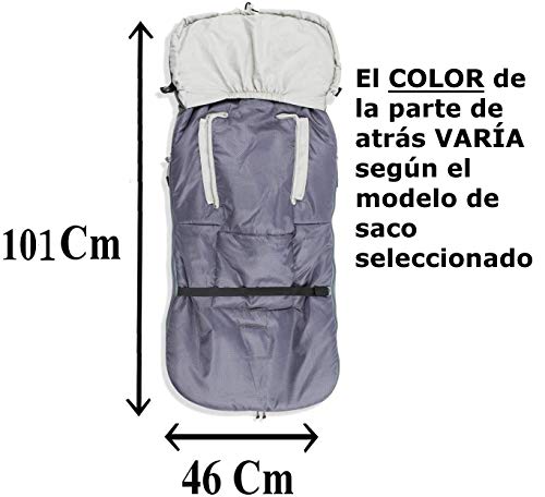 Saco POLAR de Invierno de Silla de Paseo - (Universal-Bugaboo-Mclaren) - Color: Rojo - OFERTA