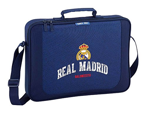 Safta Maletín Real Madrid Basket Oficial Para Ordenador 380x60x280mm