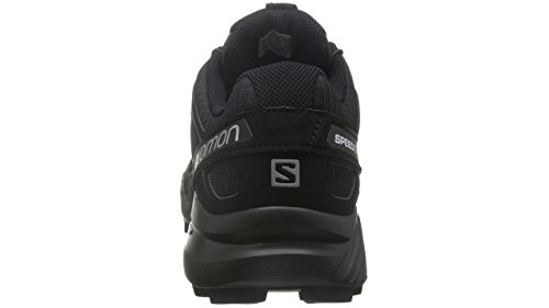 Salomon Speedcross 4, Zapatillas de Trail Running para Hombre, Negro (Black/Black/Black Metallic), 42 EU