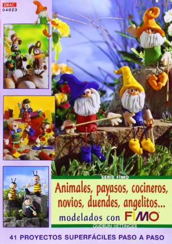 Serie Fimo nº 23. ANIMALES, PAYASOS, COCINEROS, NOVIOS, DUENDES, ANGELITOS (Cp Serie Fimo (drac))