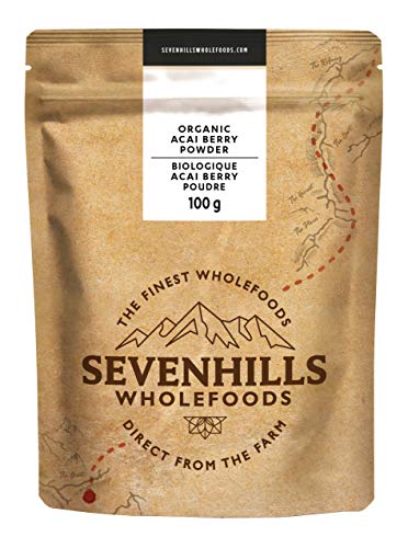 Sevenhills Wholefoods Baya De Açaí En Polvo Orgánico (Liofilizadas) 100g