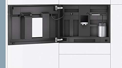 Siemens CT636LES6 Cafetera integrable, 19 bares negro, inox h.connect