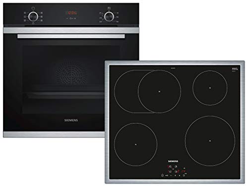 Siemens EQ212IA01Z Set Horno HB213ABS0 Acero Inoxidable + Placa de inducción EH645BFB1E