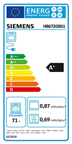 Siemens EQ872EX01R Con placa de inducción Horno eléctrico sets de electrodoméstico de cocina - Sets de electrodomésticos de cocina (Con placa de inducción, Vidrio y cerámica, Negro, 3100 W, Tocar, 58,3 cm)