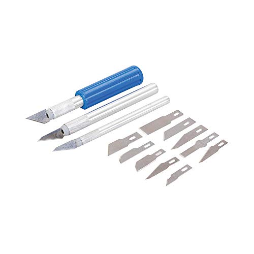 Silverline Tools 251094 - Juego de cúters y cuchillas, 16 piezas