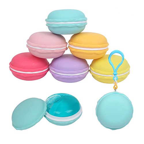 SIMUER 8PCS Macarons Slime Kit, Cristal Mud Kit Arcilla de caucho de Barro DIY Magia Plastilina Kid Juguetes