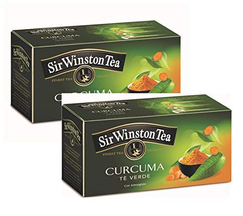 Sir Wiston Tea Té verde con cúrcuma y citronela - 2 x 20 bolsitas de té (70 gramos)