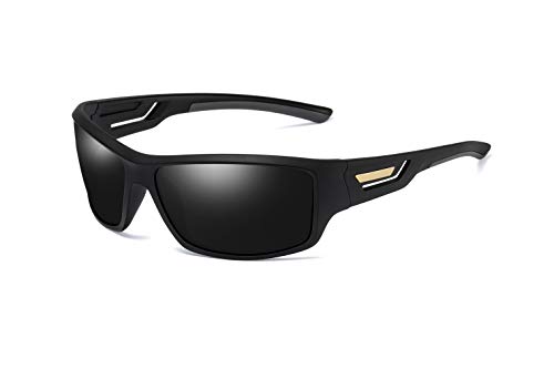 Skevic Gafas de Sol Hombre Mujer Polarizadas TR90 - Gafas Running, Gafas Ciclismo Hombre Ideales para Deporte, Pesca, MTB, Esquí, Golf, Bicicleta, etc. Gafas de Sol Deportivas Protección 100% UV400