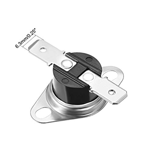 Sourcingmap - Termostato KSD301 110 °C 10 A Normalmente cerrado N.C interruptor de temperatura para microondas, horno, cafetera, ahumador, 5 unidades