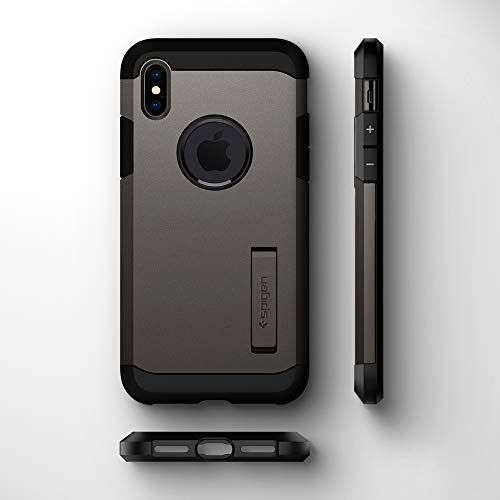 Spigen Funda Tough Armor Compatible con Apple iPhone XS/X, Doble Capa y Protección Extrema contra caídas - Bronce