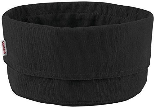 Stelton 1320 - Bolso de pan, negro / negro, 23 x 23 x 21 cm