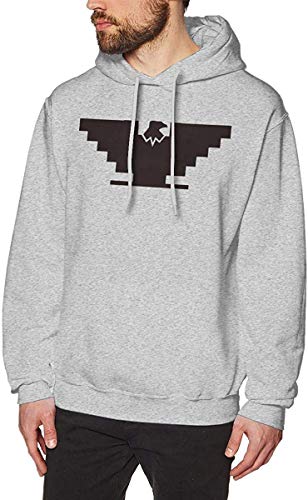 Sudadera con Capucha de vellón con Capucha de Manga Larga para Hombre Aztlan Huelga Bird