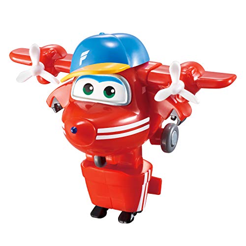 Super Wings - Juego de coleccionista con 15 Figuras de Juguete de Transform-a-Bots World Airport Crew, Serie 2, de 5,08 cm