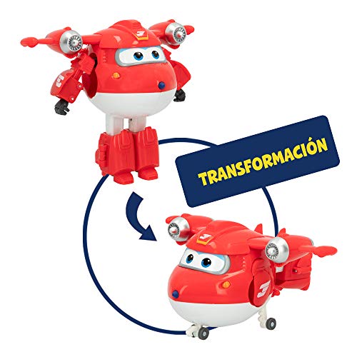 Super Wings - Juguete transformable Jett Super Charge (75872)