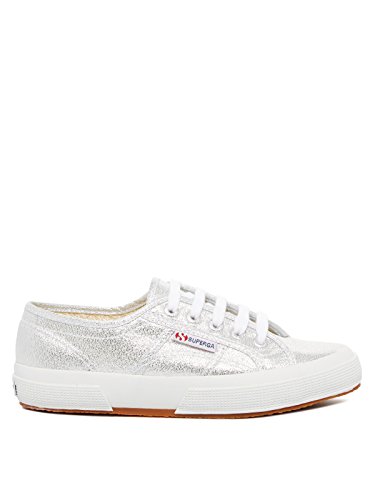 Superga Lamew, Zapatillas de Tela Mujer, Plateado (031), 37 EU