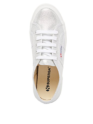 Superga Lamew, Zapatillas de Tela Mujer, Plateado (031), 37 EU