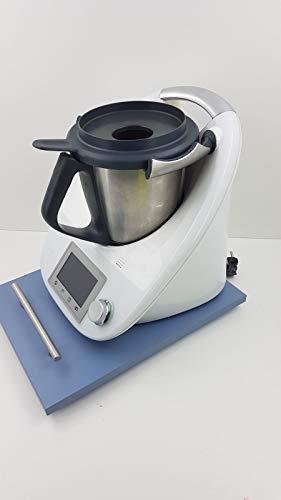 Tabla/Base/Plataforma Deslizante para THERMOMIX TM6 TM5 TM31. Protege LA BALANZA DE SU MÁQUINA. Mod Azul pequeño