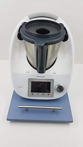 Tabla/Base/Plataforma Deslizante para THERMOMIX TM6 TM5 TM31. Protege LA BALANZA DE SU MÁQUINA. Mod Azul pequeño