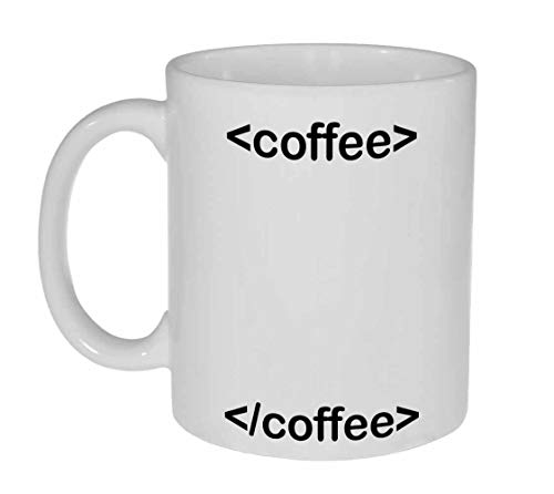 Taza de programación de computadora divertida de café HTML