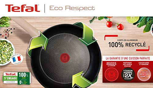 Tefal ECO-Respect G2543902 - Sartén para crepes (28 cm, antiadherente)