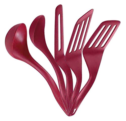 Tefal Enjoy - Set de 5 accesorios, color burdeos