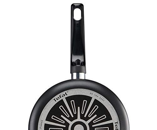 Tefal Invissia - Sartén, Aluminio, Negro, 28 cm