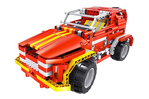 Tekno Toys 85000011 – Active Bricks RC 2 in1 SUV y Roadster, Rojo