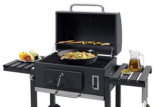 tepro Grillwagen Toronto XXL-Barbacoa de carbón Vegetal, Antracita y Acero Inoxidable, 90 cm