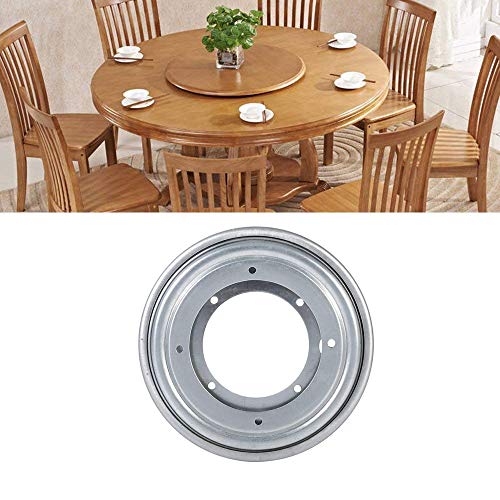 Tocadiscos Giratorio Lazy Susan, Bandeja de Servicio para Tocadiscos, Rodamiento de Metal Redondo Giratorio, Adecuado para la Mesa de Comedor del Hotel, Especialmente Diseñado para Personas Perezosas