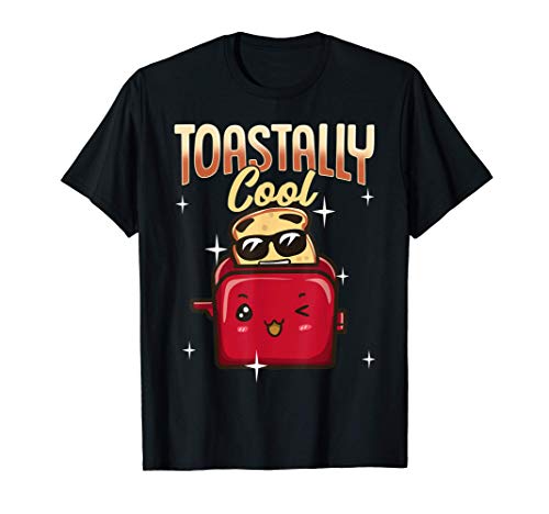 Tostada Pun Tostadora Humor Kawaii Emoticon Camiseta