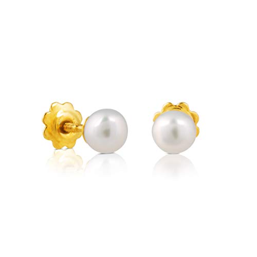 TOUS Pendientes de perlas Niña y baby, oro amarillo 18 kt