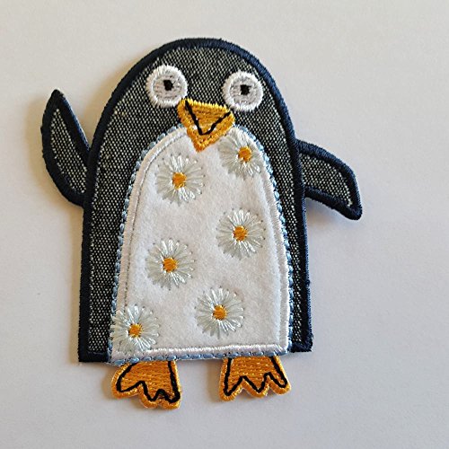 TrickyBoo 2 Aufbügler Pinguin 7X8cm Fee Katie 11X7cm Set Aufnäher Flicken Applikationen Zum Ausbessern Von Kinder Kleidung mit Design Zürich Schweiz für Deutschland und Österreich