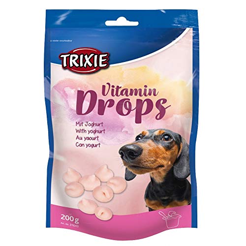 TRIXIE Drops Vitaminados, Yogur, 200 g, Perro