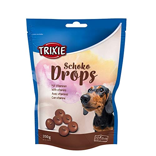 TRIXIE Schoko Drops, Chocolate, Vitaminados, 350 g, Perro