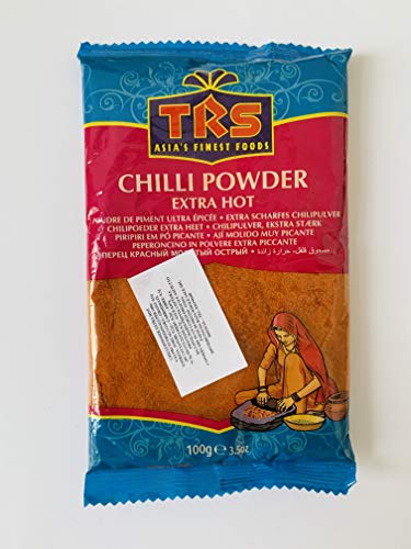 TRS Chilli Powder Extra Hot 100 g chile en polvo extra picante India alimentos especias