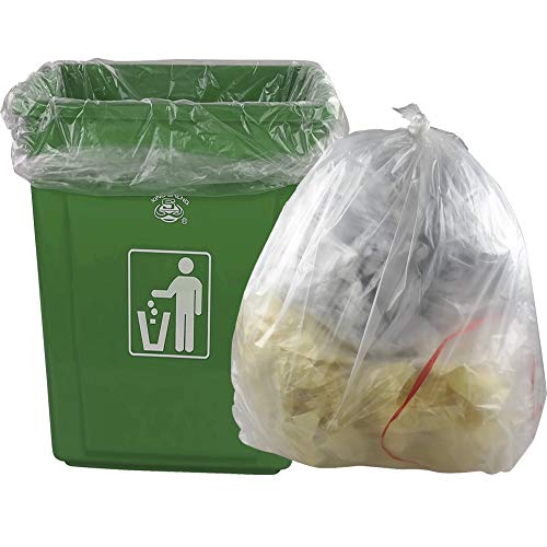 Tstorage 30 Galones Saco de Basura Bolsas de Basura 100l Grandes, Transparentes, 70 Bolsas