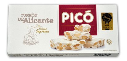 Turron de almendras sin gluten PICO 150 gr