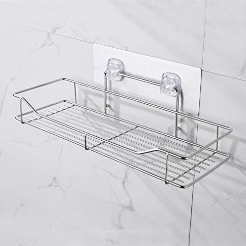 ubeegol Estante para Ducha Adhesivo Estantería Ducha sin Taladro Acero Inoxidable Estantes Cesta Autoadhesivo Estanteria Organizador para Baño y Cocina, No se Oxida